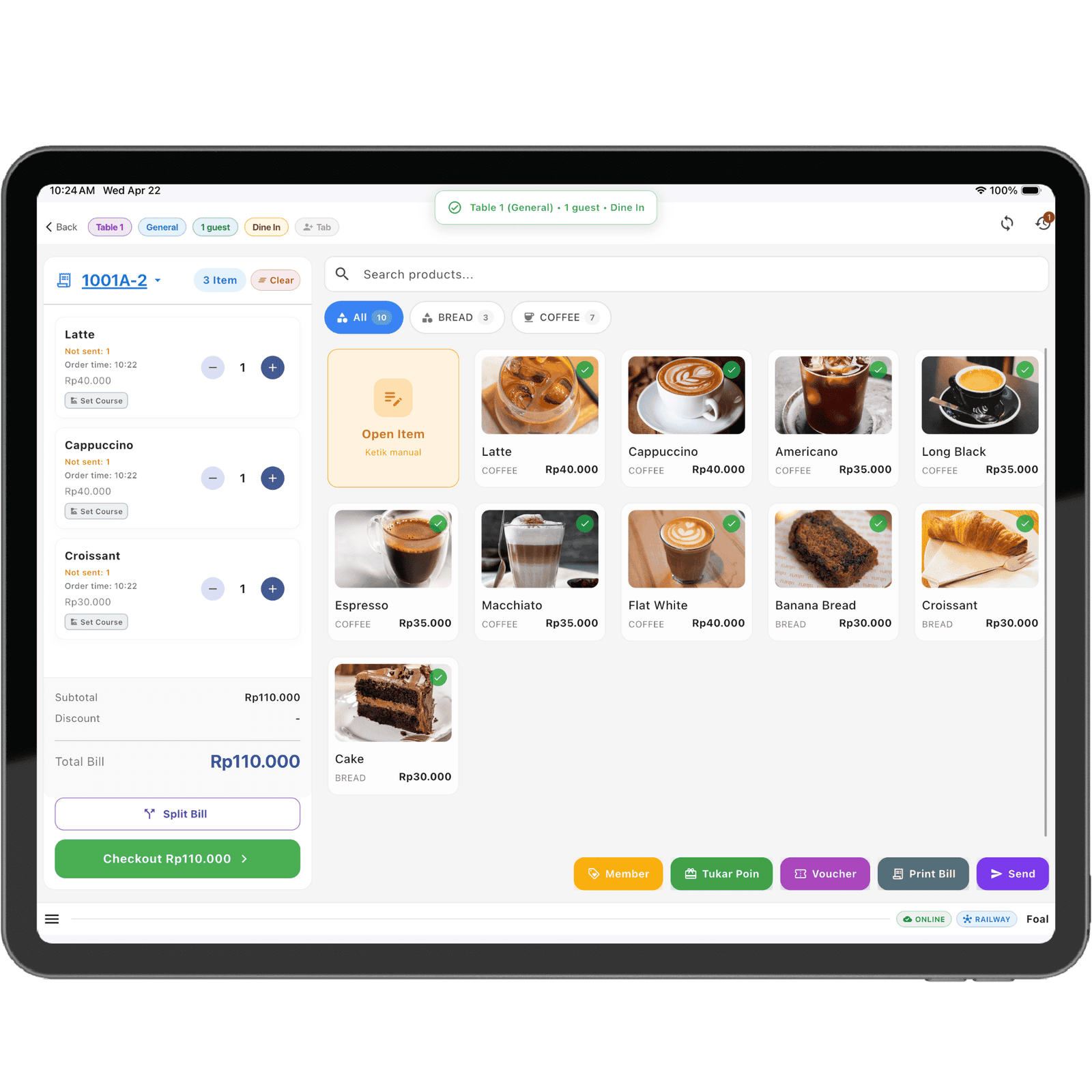 ZyncPOS App Screenshot