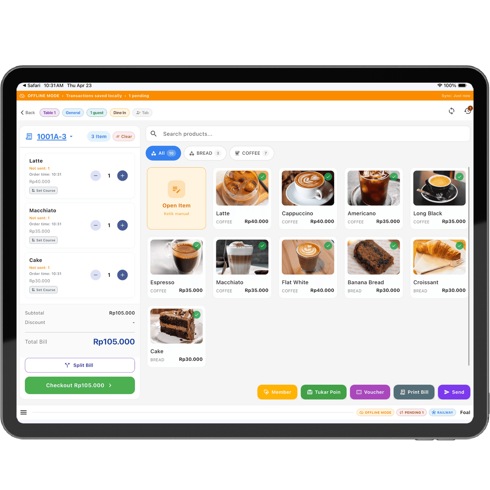 ZyncPOS Offline Mode — transaksi tetap berjalan tanpa internet